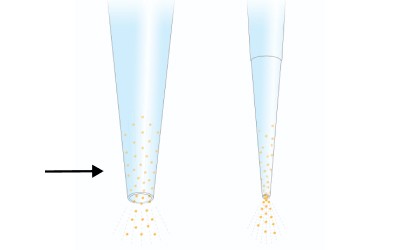 Pipettespidser med bred åbning
